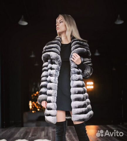 Шуба из шиншиллы длинная М Шуба из шиншиллы длинная М