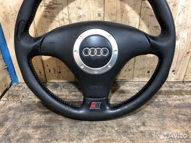 Руль кожаный Audi TT 8N, A3, A4, A6 S-line 120276 Руль кожаный Audi TT 8N, A3, A4, A6 S-line 120276