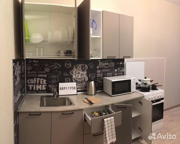 1-к квартира, 45 м², 12/14 эт. 1-к квартира, 45 м², 12/14 эт.