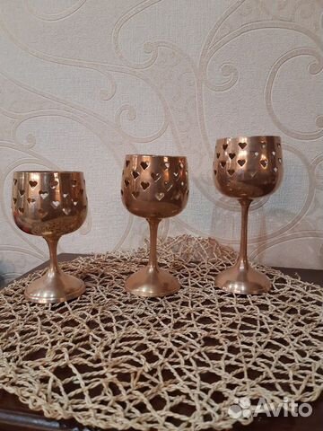 Подсвечники латунь