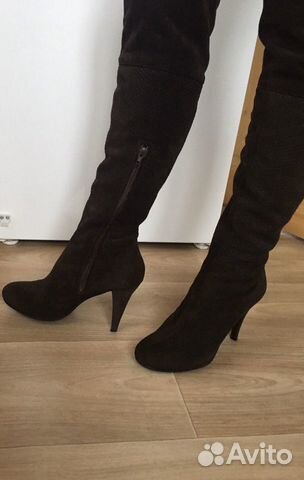 Сапоги замшевые Bottega veneta.(Italy)