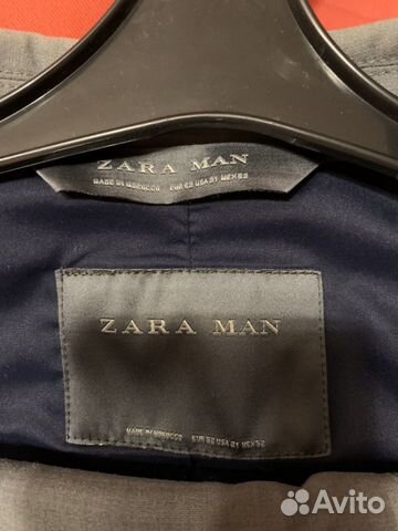 Костюм zara: Пиджак + Брюки серого цвета