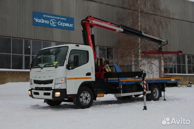 Fuso canter TF Эвакуатор с кму fassi F100
