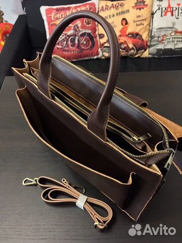 Мужская сумка saddle brown Мужская сумка saddle brown