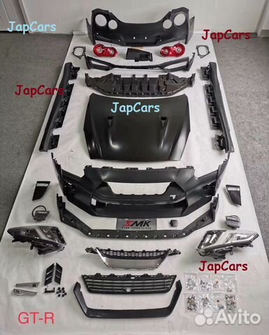 Рестайл Nissan GTR (GT-R) из 2008 в 2017 год