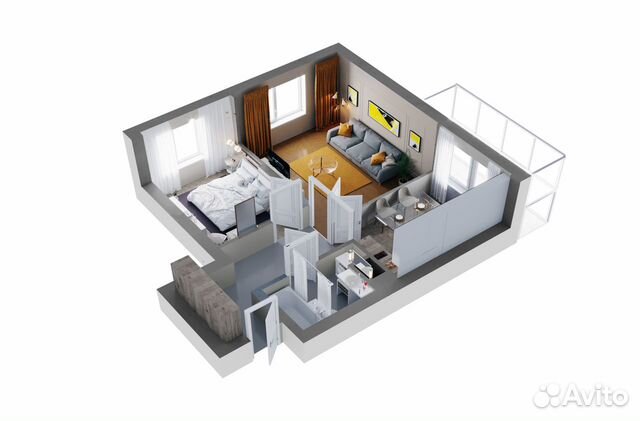 2-к квартира, 56.1 м², 10/24 эт.