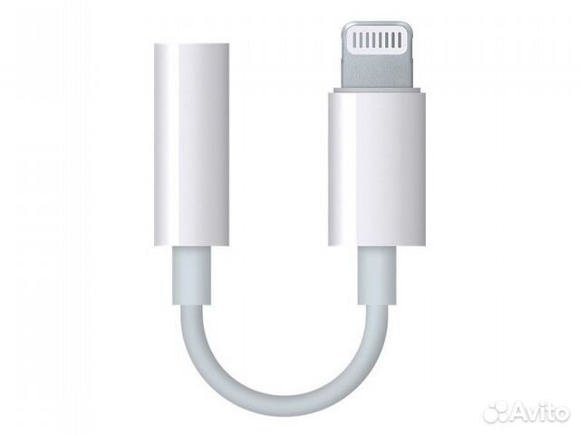Адаптер Apple Aux to Lightning (белый) Оригинал Адаптер Apple Aux to Lightning (белый) Оригинал
