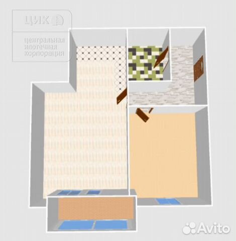 1-к квартира, 56 м², 23/28 эт. 1-к квартира, 56 м², 23/28 эт.