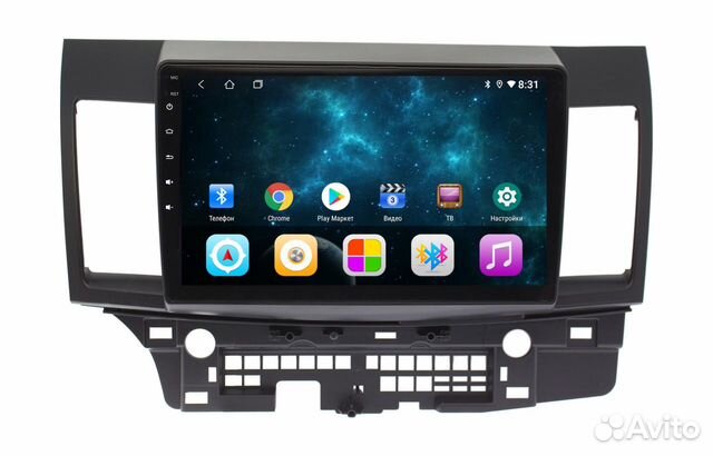 Штатная магнитола lancer android 9.0 2+32gb dsp 4g