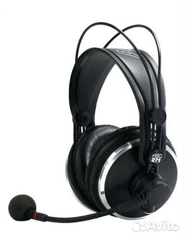 AKG HSC271 закрытая гарнитура с конденсаторным мик