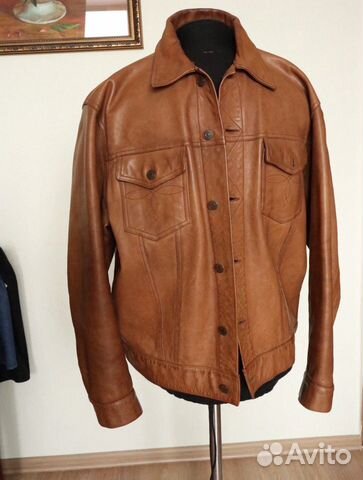 Кожаная куртка RRL Ralph Lauren