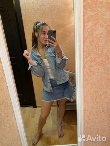 Юбка zara (+ джинсовка)