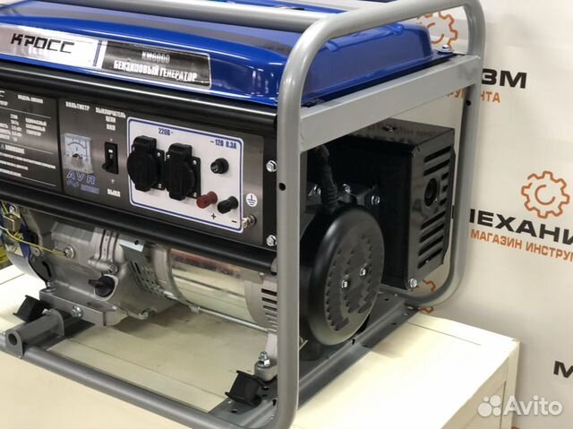 Бензиновый Генератор Кросс км-6000 (6кВт)