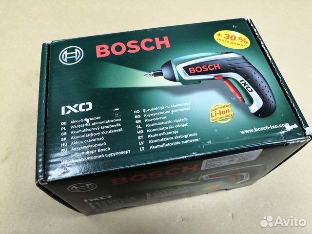 Аккумуляторная отвертка Bosch IXO IV (новая)