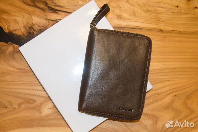 Gant, портмоне на молнии, новое (натуральная кожа) Gant, портмоне на молнии, новое (натуральная кожа)