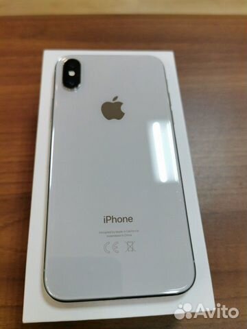 Телефон iPhone X 256gb Silver б. у