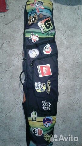 Наклейки и нашивки на сноуборд и чехол-Burton,Quik