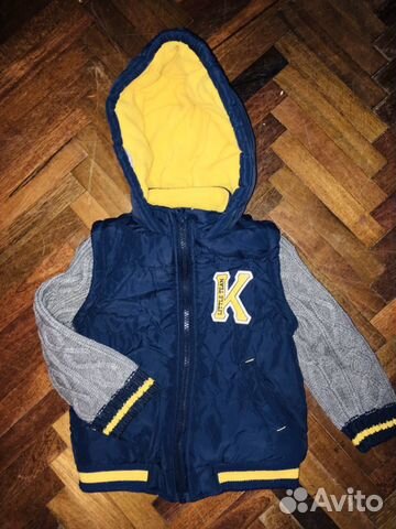 Верхняя фирменная одежда пакетом на мальчика 92-98