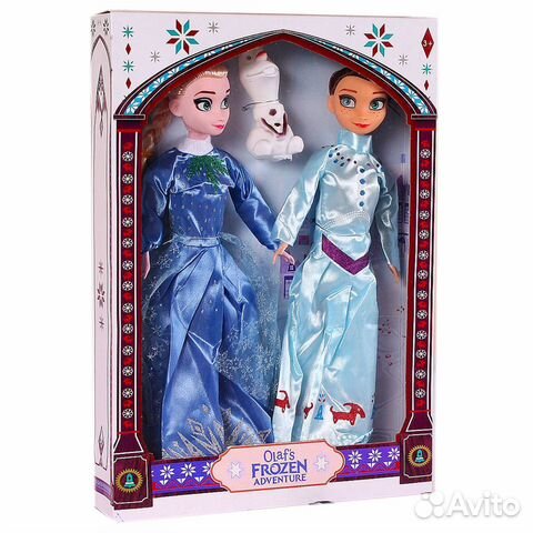 88212203941 Кукла Olafs Frozen adventure в коробке 2 шт в пла