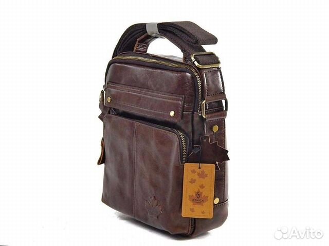 Сумка мужская через плечо ZZ Brown