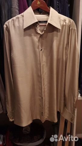 Рубашка Gucci, 54-56. р. шёлк 100