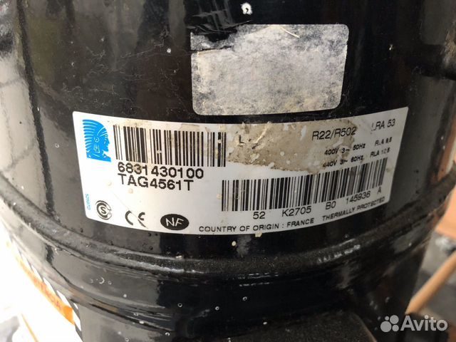 Холодильный агрегат с испарителем до 200м3 при +4С Холодильный агрегат с испарителем до 200м3 при +4С