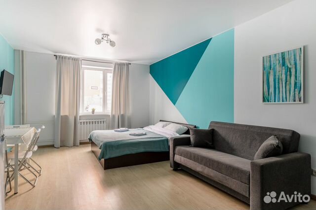 

Квартира-студия, 17 м², 2 кровати