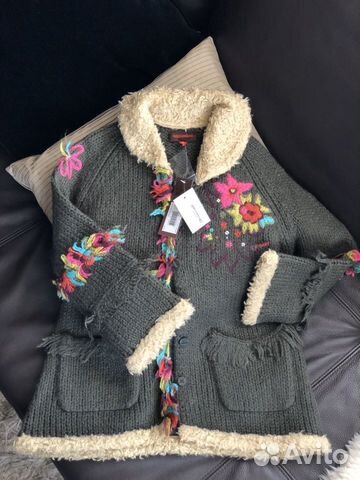 Пальто вязанное / кардиган на девочку Пальто вязанное / кардиган на девочку