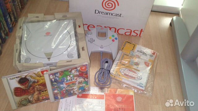 Sega Dreamcast + 2 хитовые Игры - Полные комплекты