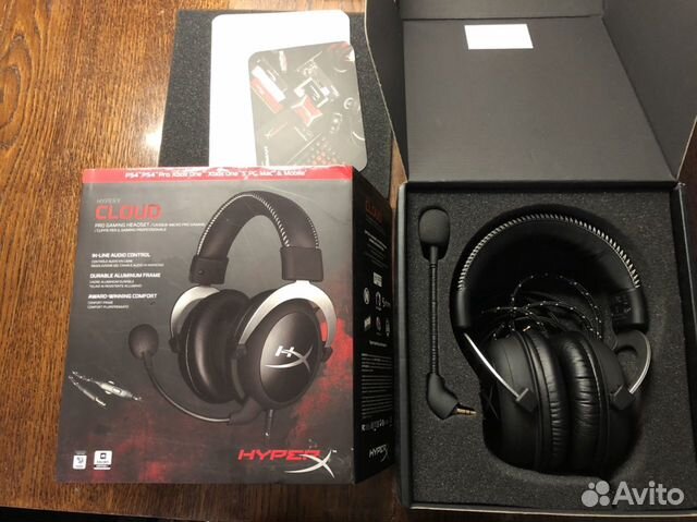 Наушники HyperX Cloud Silver Наушники HyperX Cloud Silver
