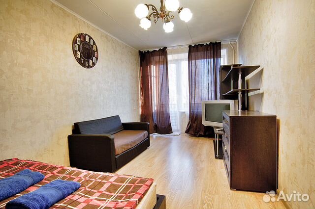 

1-к. квартира, 35 м², 2 кровати