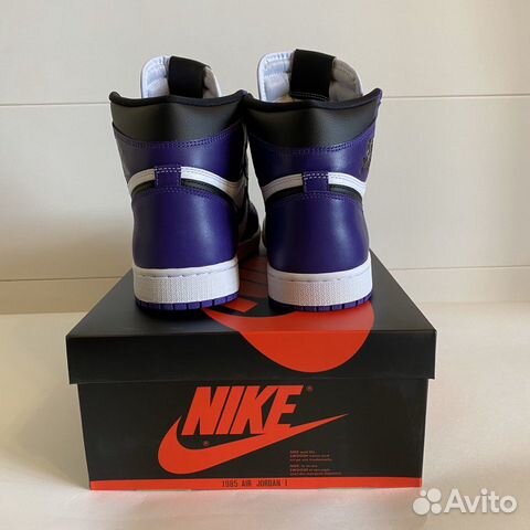 Air Jordan 1 Retro High Court Purple White 10US