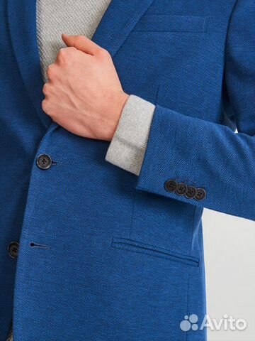 Новый Костюмный пиджак slim из текстурной ткани Новый Костюмный пиджак slim из текстурной ткани