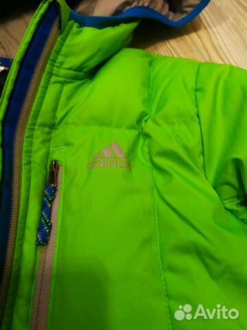 Adidas зимняя куртка на пуху