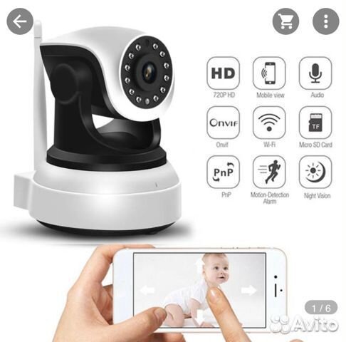 Беспроводная Wi-Fi, ip-камера, видео няня Беспроводная Wi-Fi, ip-камера, видео няня