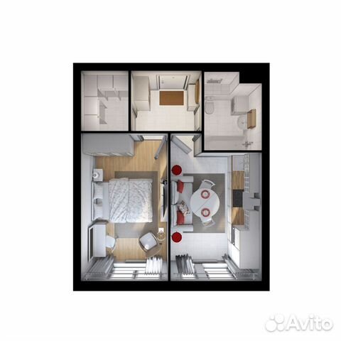 1-к квартира, 36.3 м², 27/33 эт.
