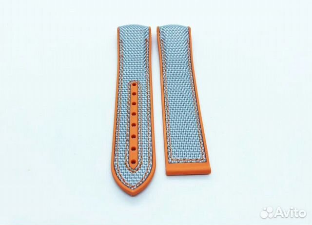 Каучуковый ремешок для часов Omega 22mm Каучуковый ремешок для часов Omega 22mm