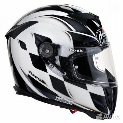Мотошлем Интеграл Airoh GP500 First / Черно-белый