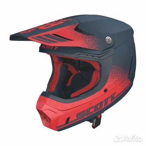 Мотошлем Кроссовый Scott 350 EVO Retro Ece / Синий Мотошлем Кроссовый Scott 350 EVO Retro Ece / Синий
