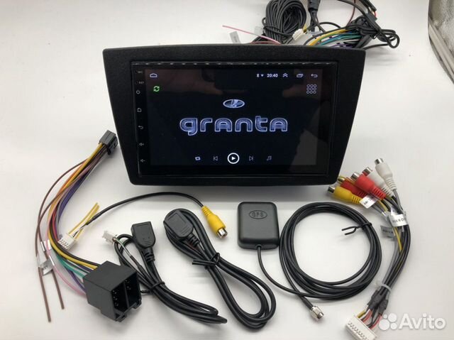 Гранта магнитола на андроиде + рамка