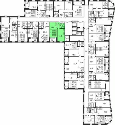 1-к квартира, 42.9 м², 7/11 эт. 1-к квартира, 42.9 м², 7/11 эт.