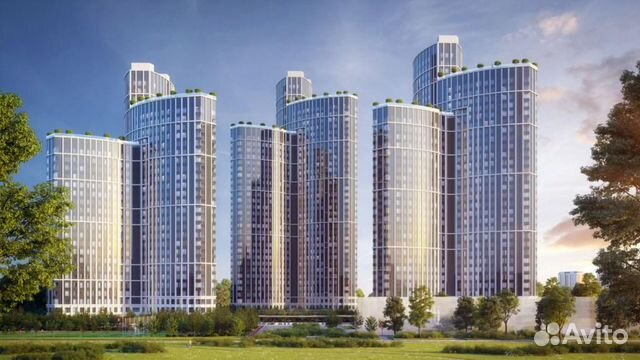 Студия, 29.1 м², 33/35 эт. Студия, 29.1 м², 33/35 эт.