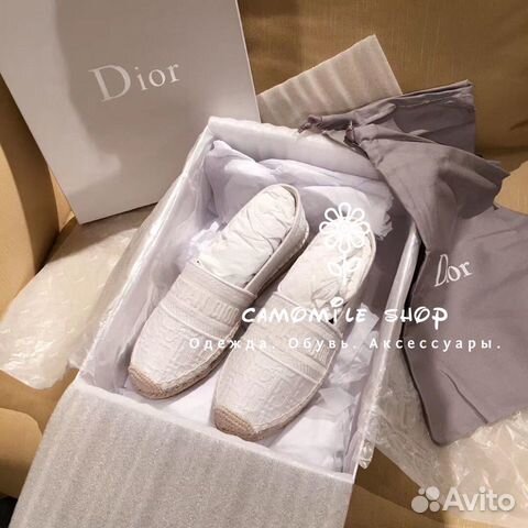 Эспадрильи Christian Dior (36-41) Luxe Эспадрильи Christian Dior (36-41) Luxe