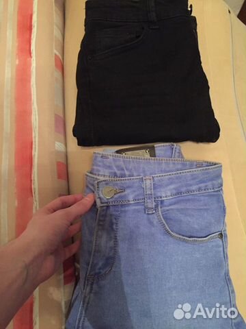 Чёрные Джинсы Bershka, Zara Чёрные Джинсы Bershka, Zara