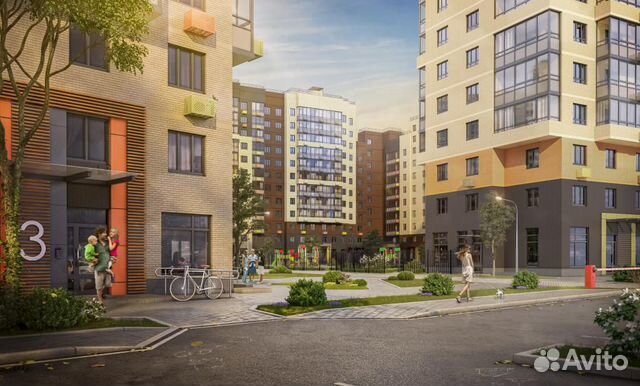 3-к квартира, 76.2 м², 17/17 эт. 3-к квартира, 76.2 м², 17/17 эт.