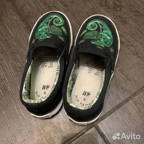 Слипоны H&M хамелеоны 27р