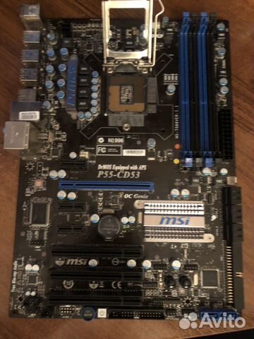 Материнская плата p55-CD53 + i5760 Материнская плата p55-CD53 + i5760