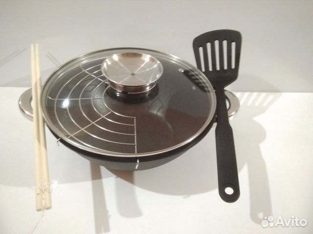 Казан-сотейник-кастрюля, Вок, сковорода из чугуна