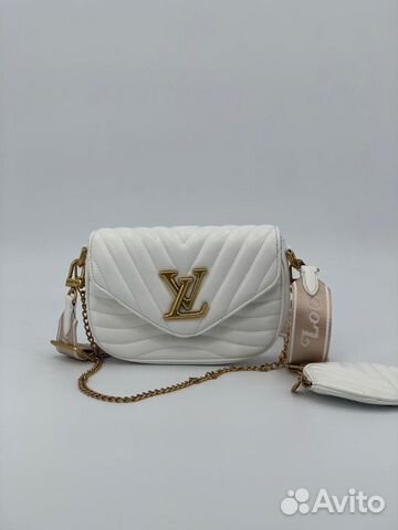 Женская сумка кросс боди белая кожа Louis Vuitton Женская сумка кросс боди белая кожа Louis Vuitton