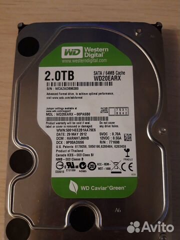Жесткий диск на 1 тб и 2 тб Б/У Жесткий диск на 1 тб и 2 тб Б/У